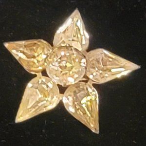 Vintage Coro signed Chunky Star Brooch